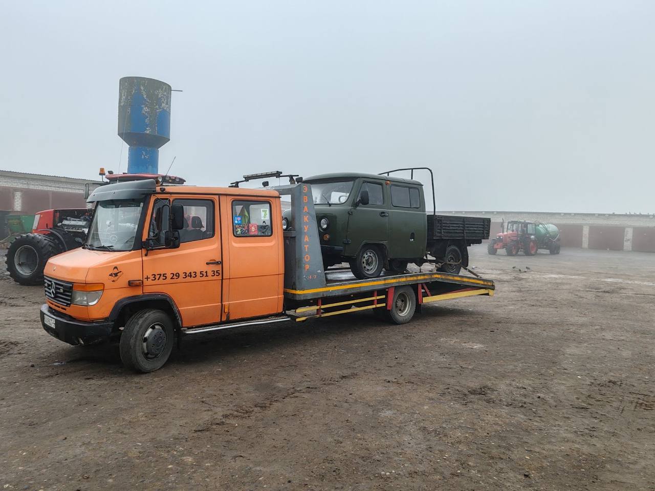 Транспортировка автомобиля