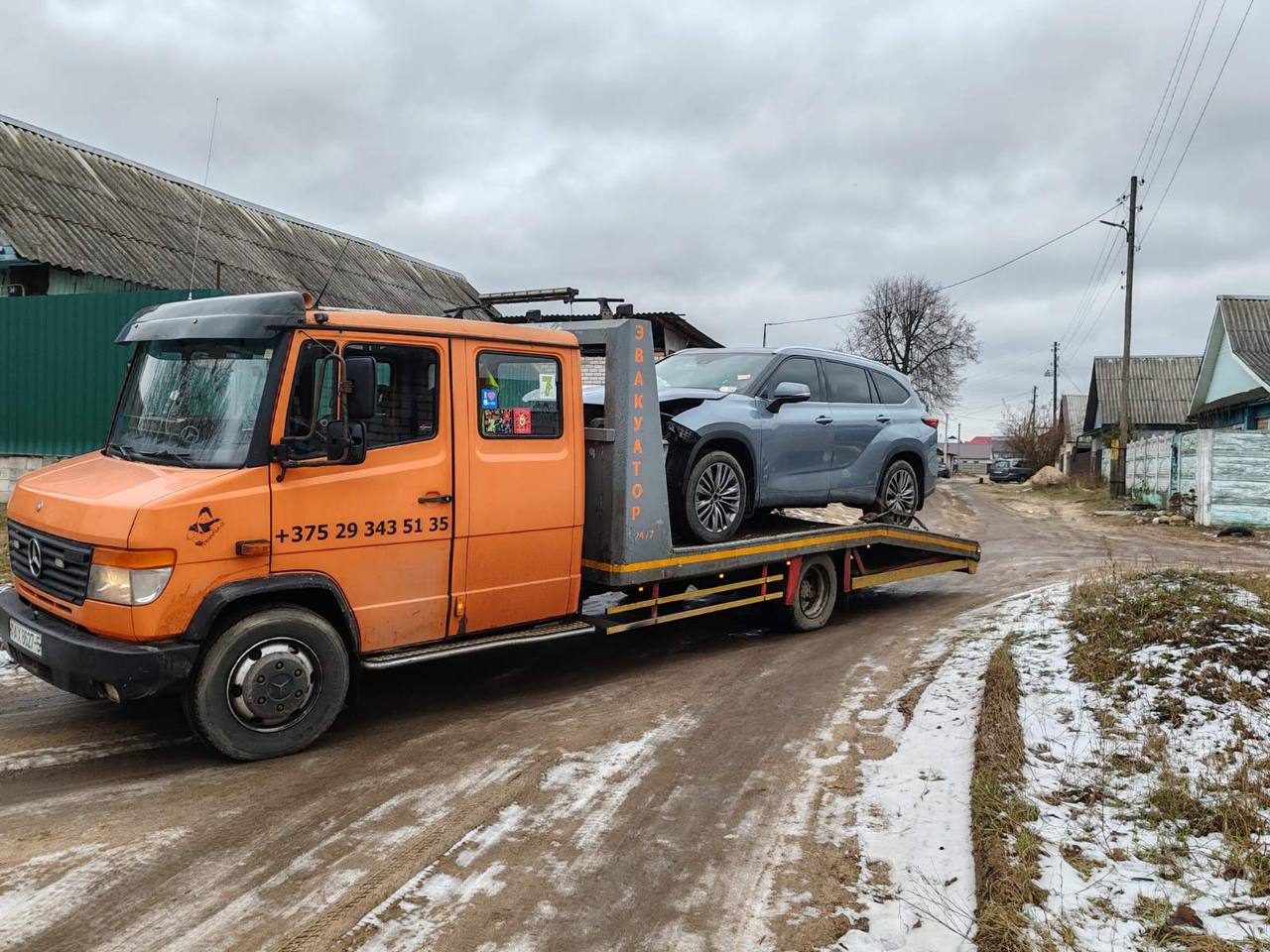 Погрузка грузового автомобиля